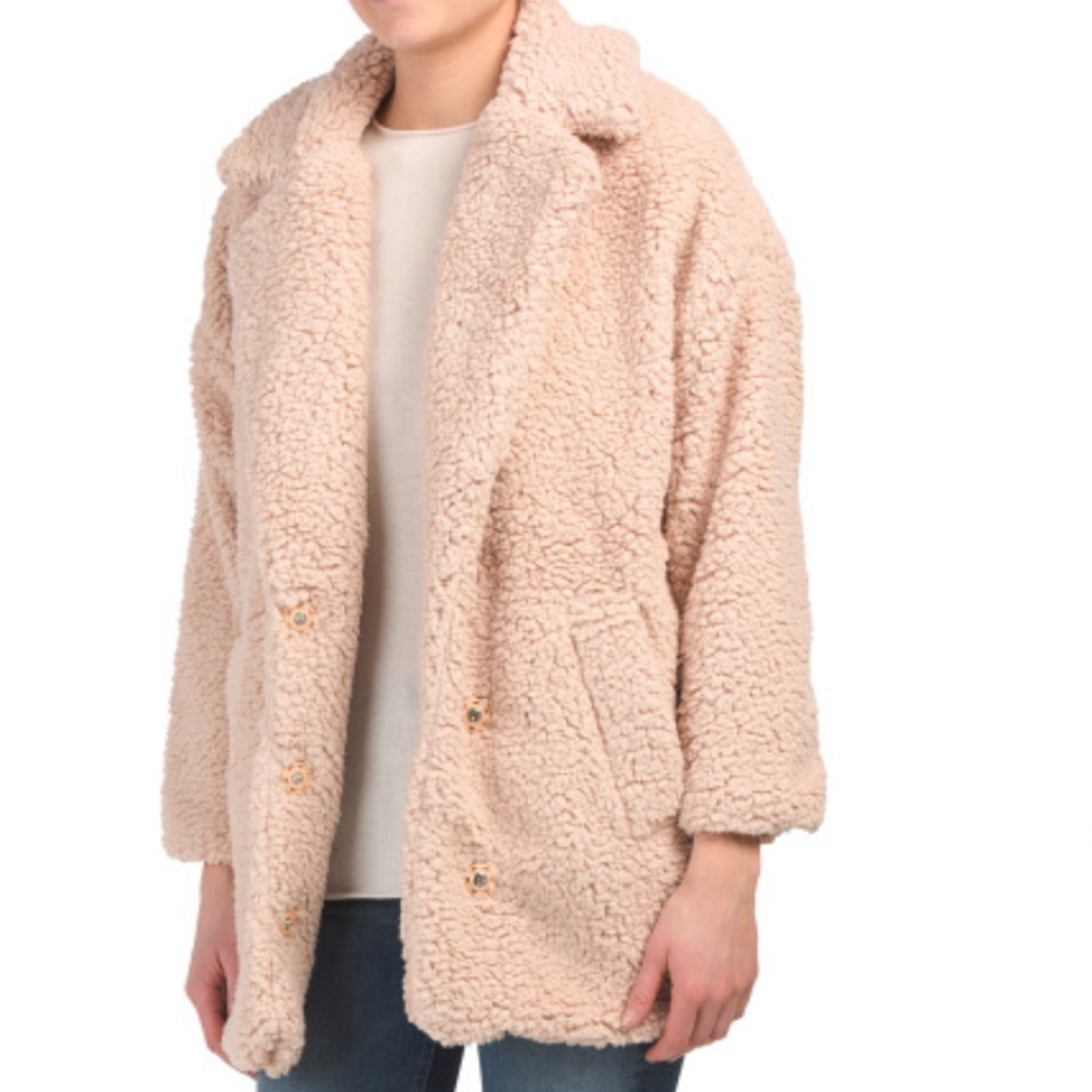 Paperheart Oversized Teddy Coat - Picture 3 of 7